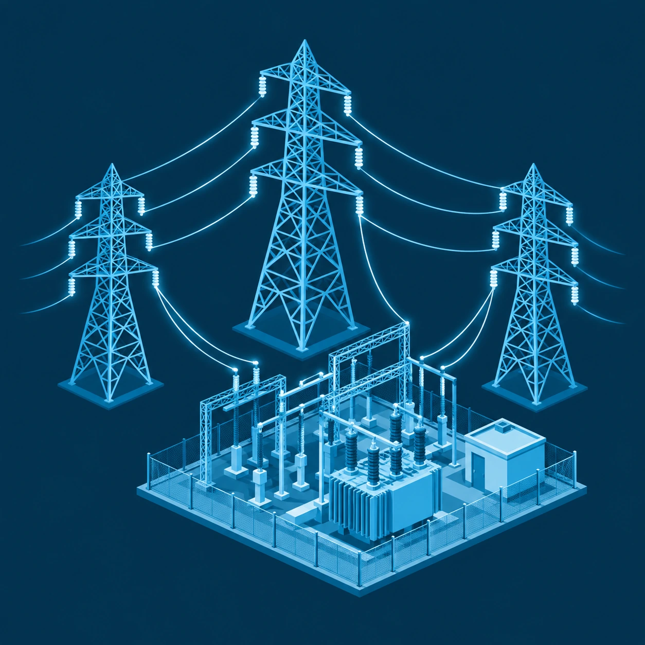 Power transmission and distribution infrastructure