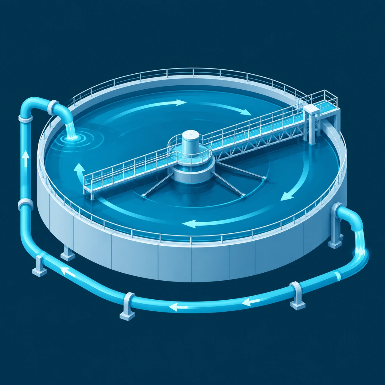 Wastewater treatment infrastructure